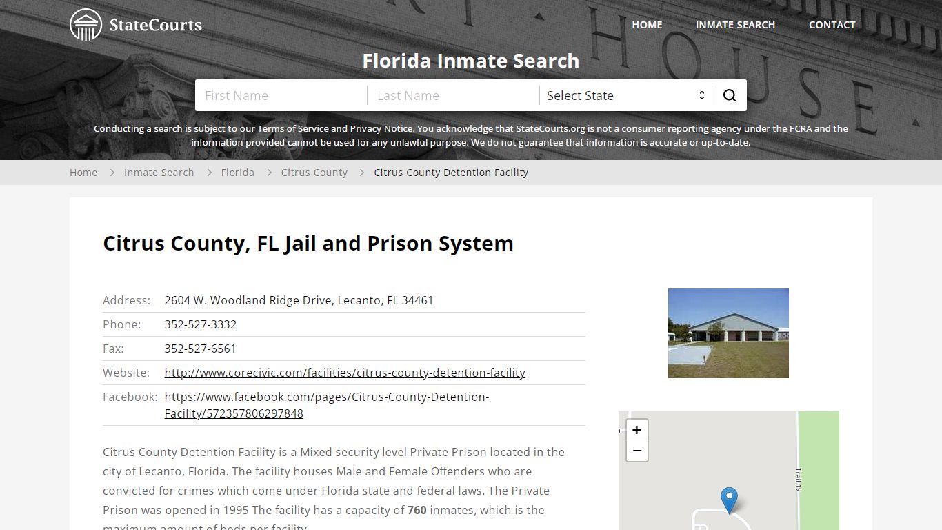 Citrus County Detention Facility Inmate Records Search ...